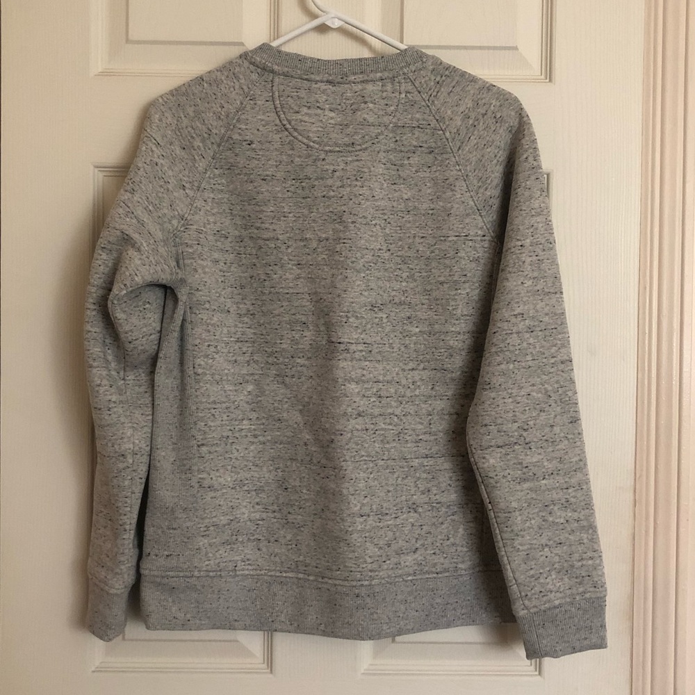 Relaxed Fit Midweight Crewneck Block Logo Sleeve  Graphic Sweatshirt size small - Picture 4 of 5